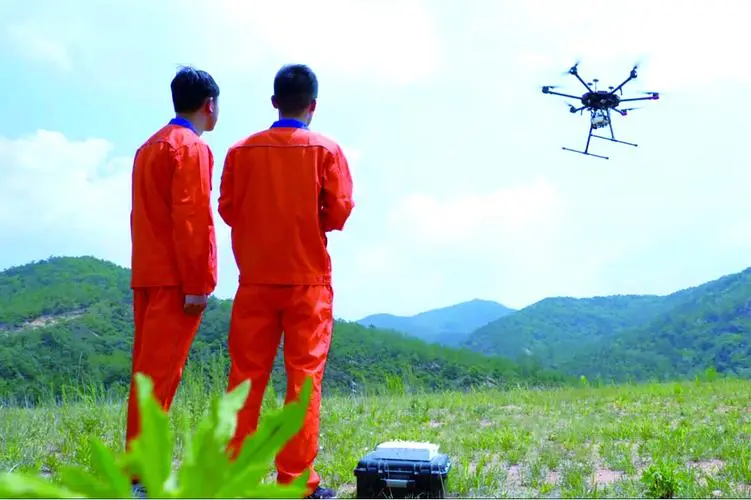 子洲无人机倾斜摄影巡检拍摄